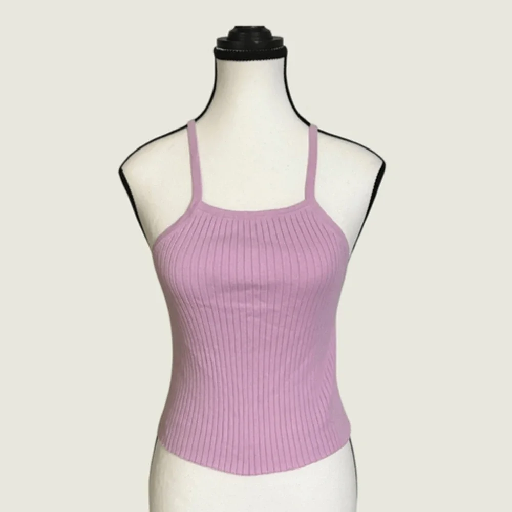 BP Lavender Ribbed Women's Tank Top Size Medium
